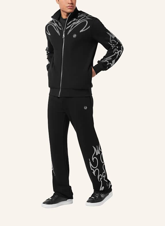 PHILIPP PLEIN Joggingjacke SCHWARZ