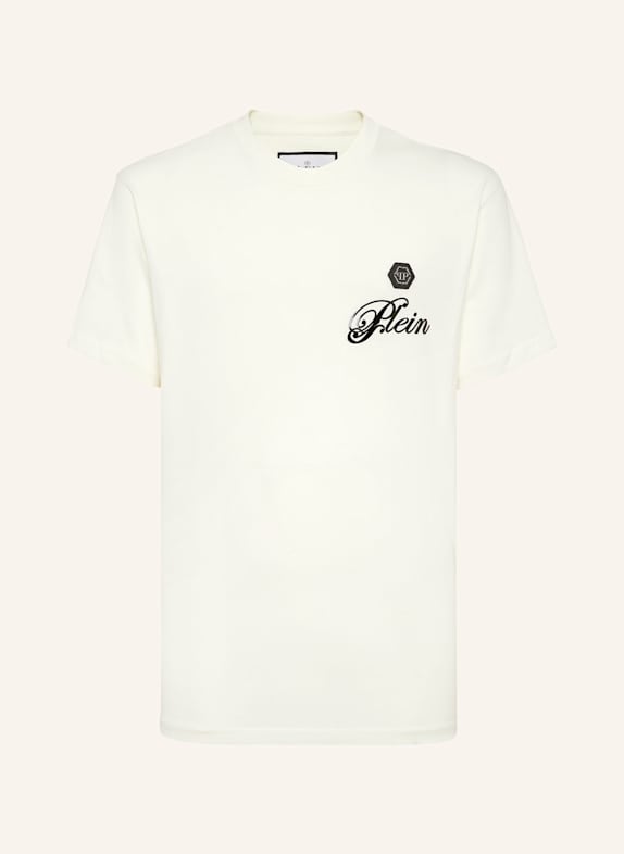 PHILIPP PLEIN T-Shirt Rundhalsausschnitt Ss SIGNATURE SCHWARZ