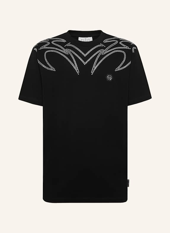 PHILIPP PLEIN T-Shirt Rundhalsausschnitt Ss SCHWARZ