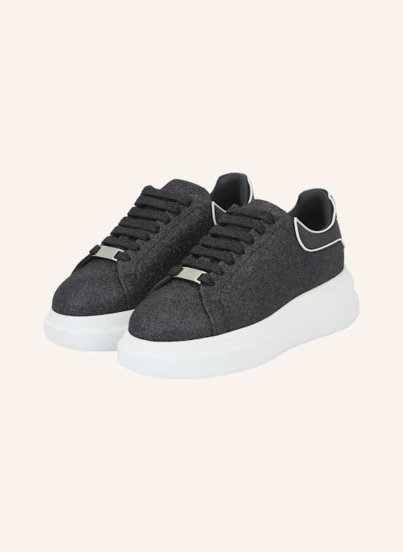 PHILIPP PLEIN Lo-Top Turnschuhe GLITTER SCHWARZ