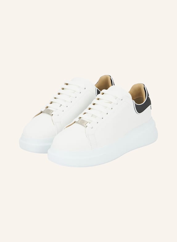 PHILIPP PLEIN Leder Sneaker WEISS