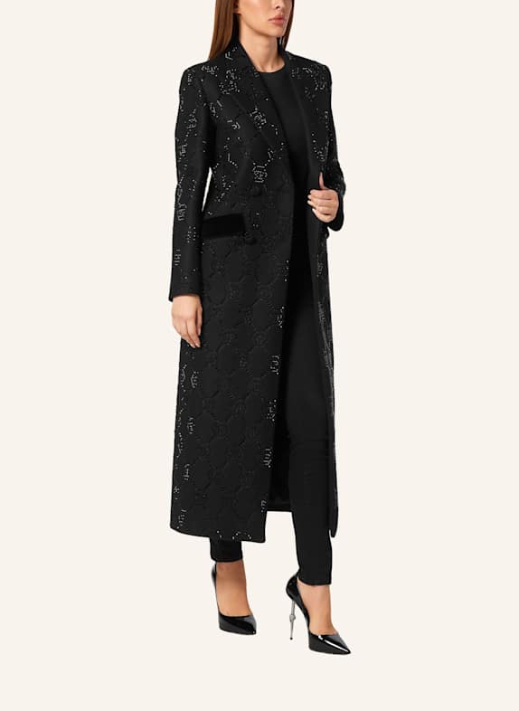 PHILIPP PLEIN PHILIPP PLEIN Mantel MONOGRAM SCHWARZ