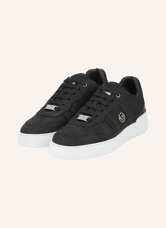 PHILIPP PLEIN Lo-Top Turnschuhe COCCO SCHWARZ