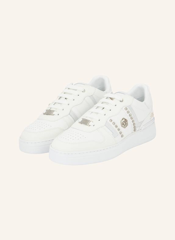 PHILIPP PLEIN Lo-Top Turnschuhe WEISS