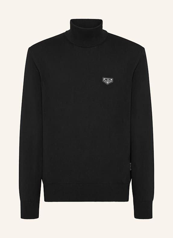 PHILIPP PLEIN PHILIPP PLEIN Rollkragenpullover SCHWARZ