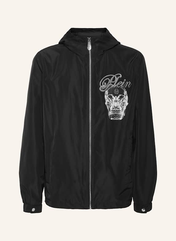 PHILIPP PLEIN Windbreaker SKULL SCHWARZ