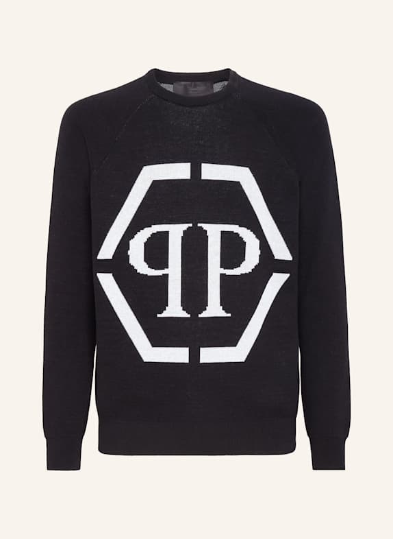 PHILIPP PLEIN PHILIPP PLEIN Rundhalspullover SCHWARZ