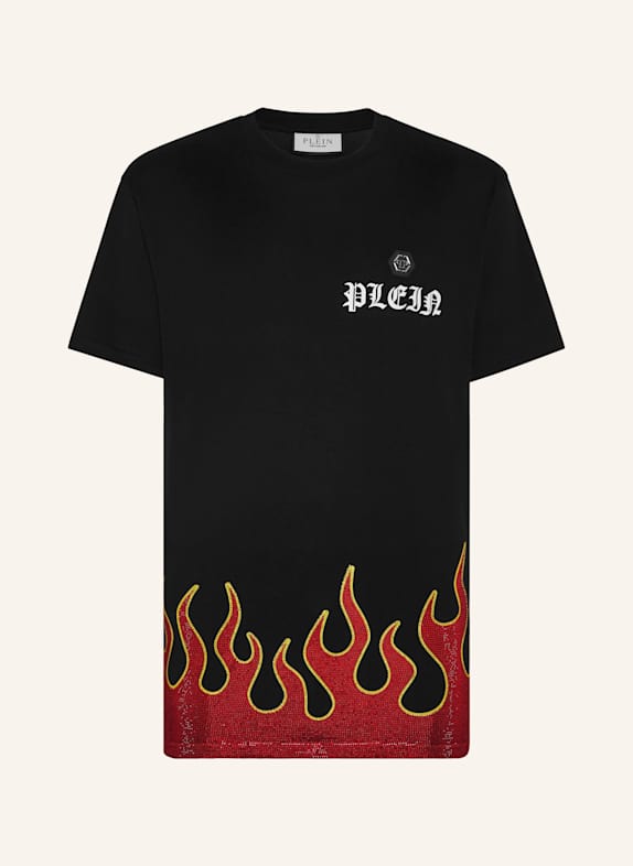 PHILIPP PLEIN PHILIPP PLEIN T-Shirt FLAME SCHWARZ