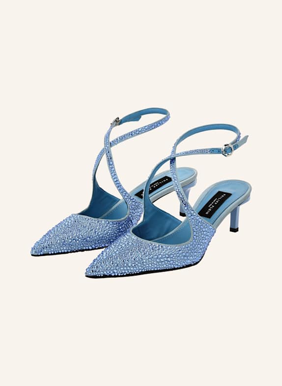 PHILIPP PLEIN Slingback-Schuhe HELLBLAU