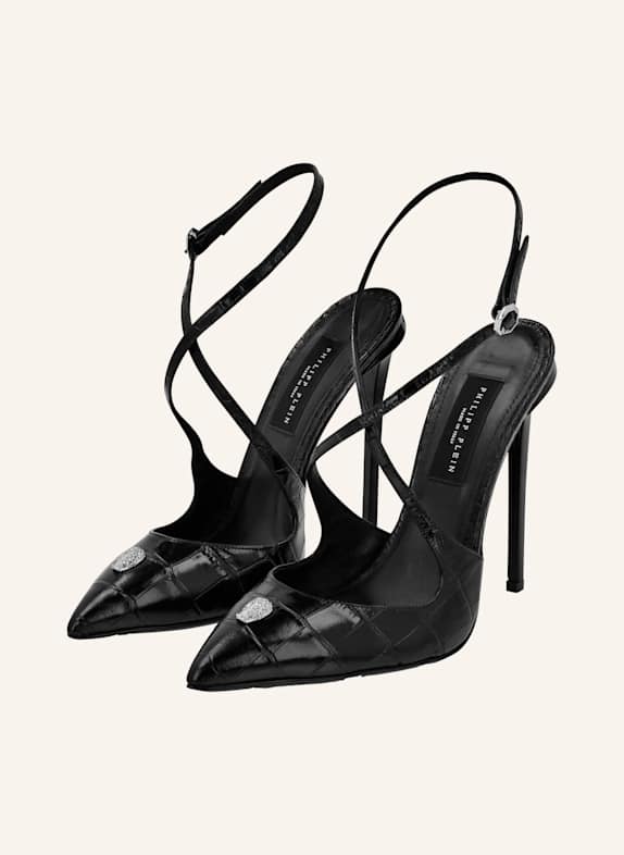 PHILIPP PLEIN Dekolleté Hi-Heels SCHWARZ