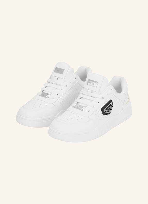 PHILIPP PLEIN Lo-Top Turnschuhe STREET WEISS