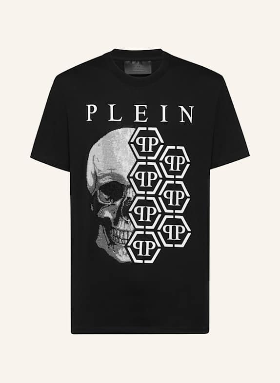 PHILIPP PLEIN PHILIPP PLEIN T-Shirt HEXAGON SCHWARZ