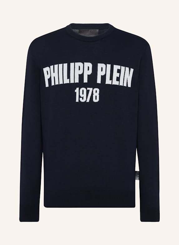 PHILIPP PLEIN PHILIPP PLEIN Rundhalspullover DUNKELBLAU