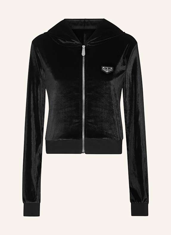 PHILIPP PLEIN PHILIPP PLEIN Sweatjacke mit Kapuze SKULL SCHWARZ