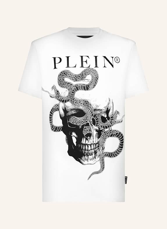 PHILIPP PLEIN PHILIPP PLEIN T-Shirt SNAKE WEISS