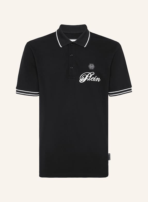 PHILIPP PLEIN Poloshirt Ss SIGNATURE SCHWARZ