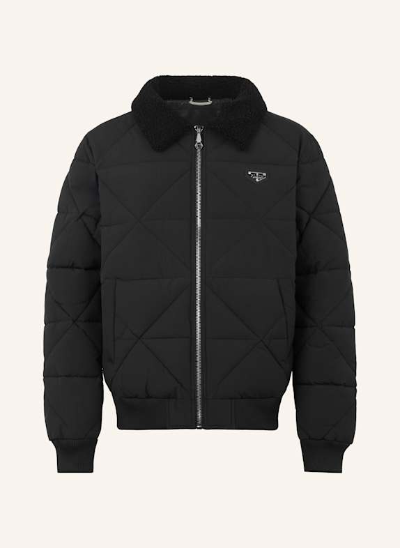PHILIPP PLEIN Nylon Jacke SCHWARZ