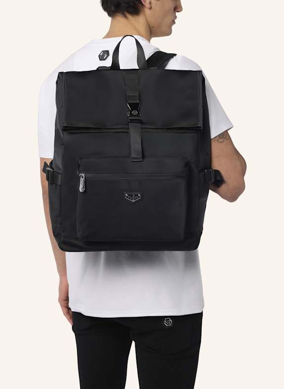 PLEIN SPORT Rucksack SCHWARZ