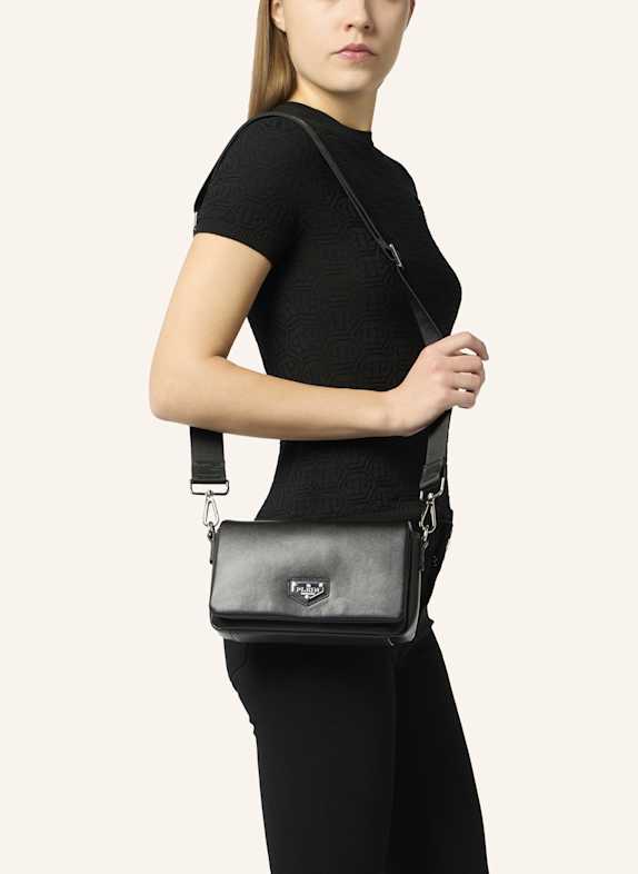 PHILIPP PLEIN Schultertasche SCHWARZ