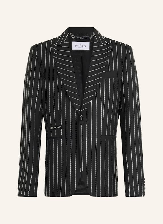 PHILIPP PLEIN PHILIPP PLEIN Jacquard Blazer Lord Fit Strass SCHWARZ