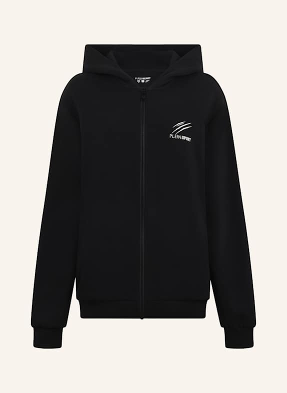 PLEIN SPORT PLEIN SPORT Pique Zip Hoodie Icon SCHWARZ