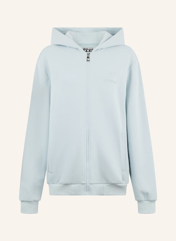 PLEIN SPORT PLEIN SPORT Pique Zip Hoodie Icon HELLBLAU