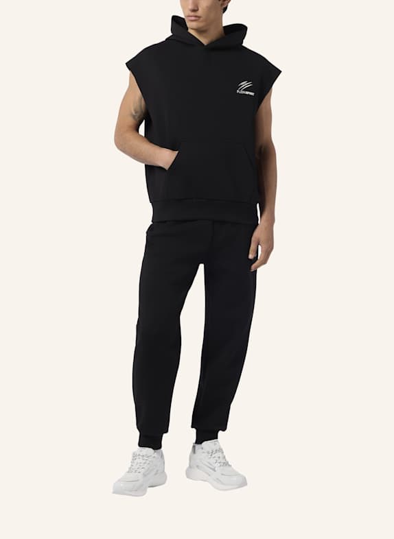 PLEIN SPORT Joggingweste ICON SCHWARZ