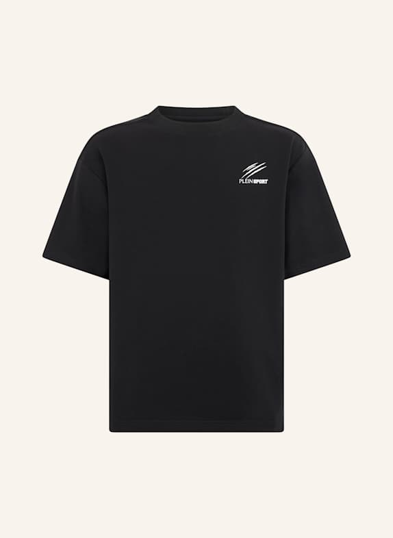 PLEIN SPORT PLEIN SPORT Pique Round Neck T-Shirt Icon SCHWARZ
