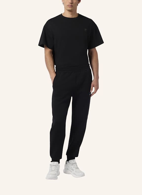 PLEIN SPORT Jogginghose ICON SCHWARZ
