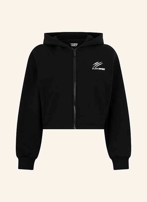 PLEIN SPORT PLEIN SPORT Zip Hoodie Icon Scratch SCHWARZ