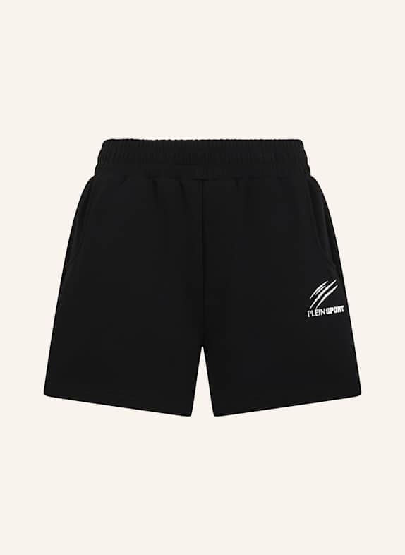 PLEIN SPORT PLEIN SPORT Loose Fit Shorts Icon Scratch SCHWARZ