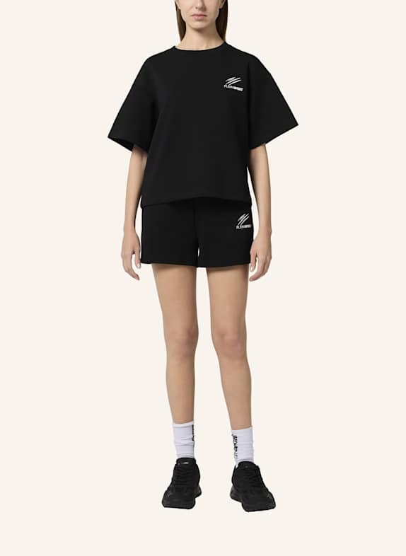 PLEIN SPORT Jogging-Shorts SCRATCH SCHWARZ