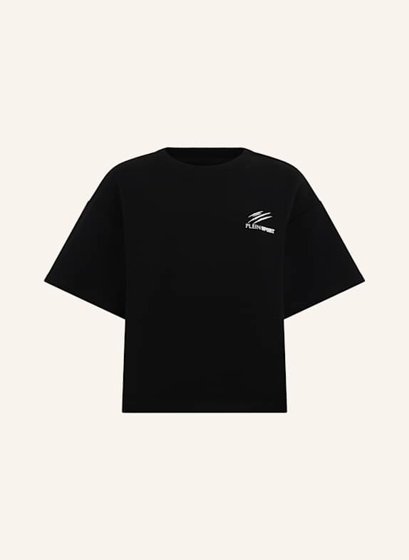 PLEIN SPORT PLEIN SPORT Round Neck T-Shirt Icon Scratch SCHWARZ