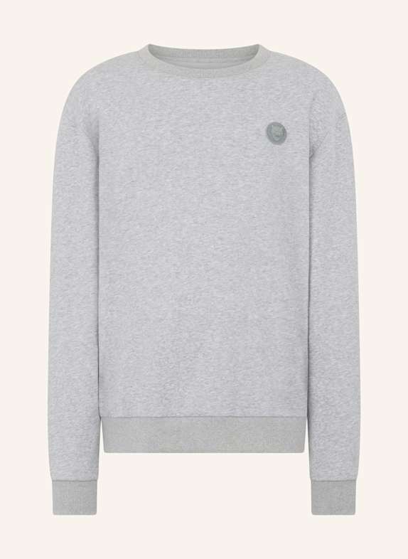 PLEIN SPORT PLEIN SPORT Fleece Round Neck Sweatshirt 3D Tiger GRAU