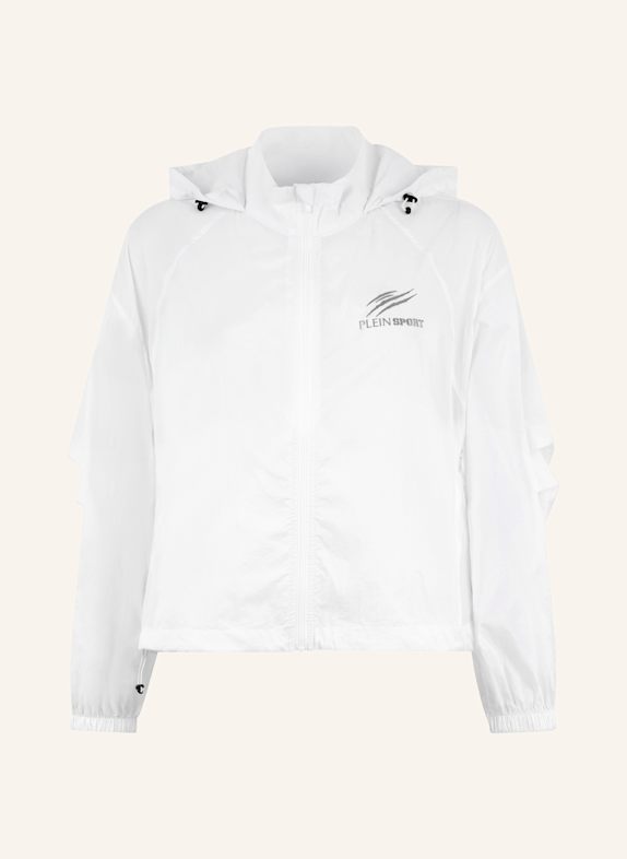 PLEIN SPORT PLEIN SPORT Windbreaker Jacket Scratch WEISS