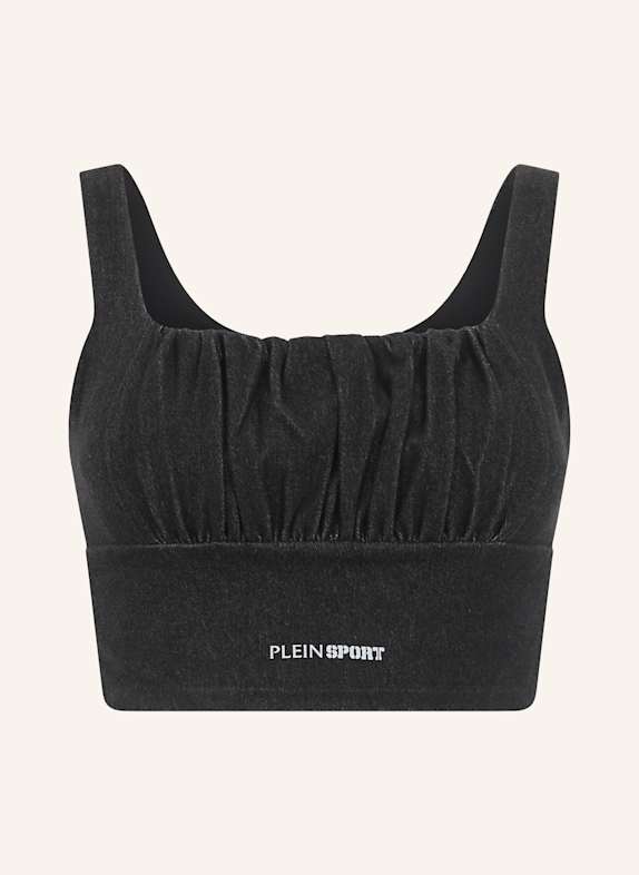 PLEIN SPORT PLEIN SPORT Top Denim Touch PS SCHWARZ