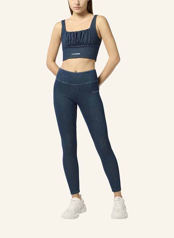 PLEIN SPORT Jogging-Leggings PS DUNKELBLAU