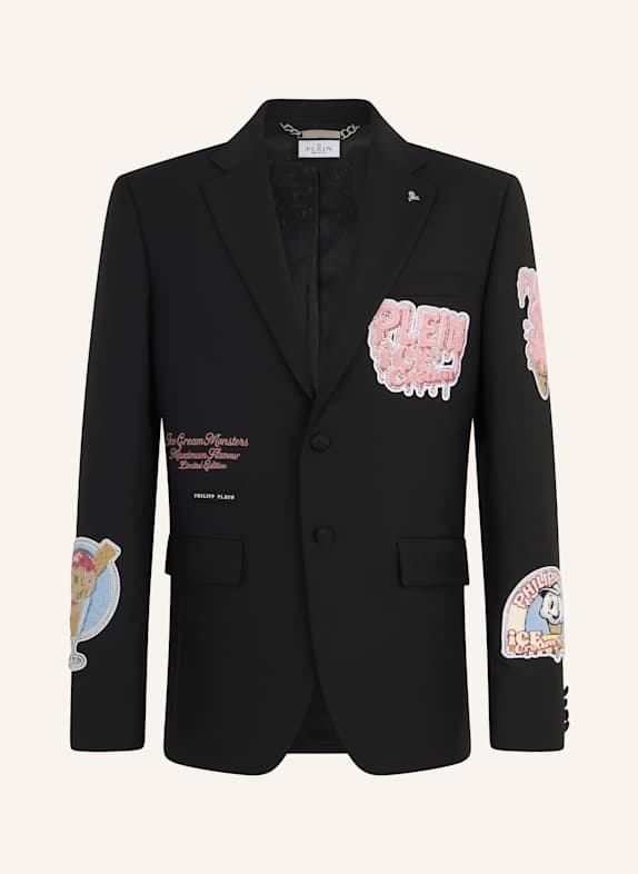 PHILIPP PLEIN PHILIPP PLEIN Gigolo Fit Blazer Ice Cream Patches SCHWARZ