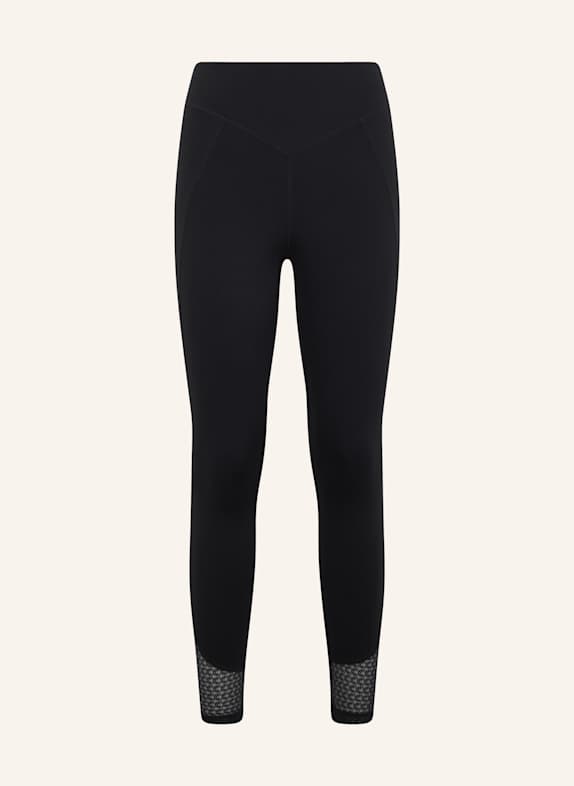PLEIN SPORT PLEIN SPORT Leggings with Mesh Inserts PS SCHWARZ