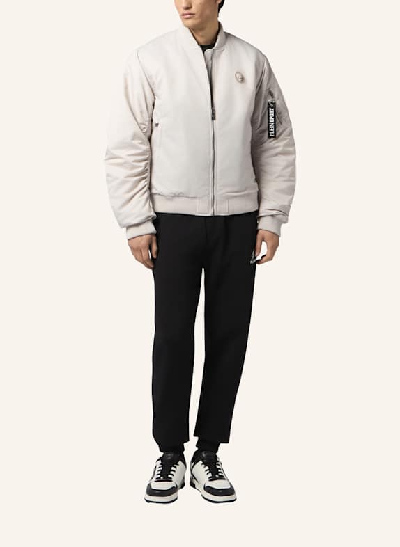 PLEIN SPORT Bomberjacke ICON BEIGE