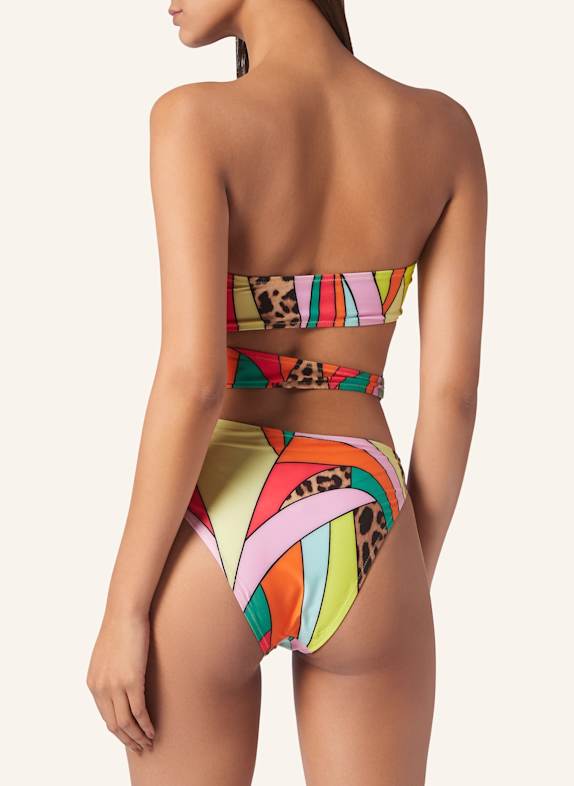 PHILIPP PLEIN Monokini BLAU/ GELB/ FUCHSIA