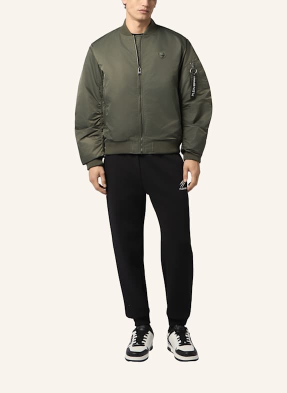 PLEIN SPORT Bomberjacke ICON DUNKELGRÜN