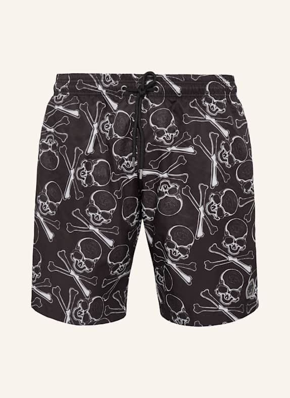 PHILIPP PLEIN PHILIPP PLEIN Badehose SKULL&BONES SCHWARZ