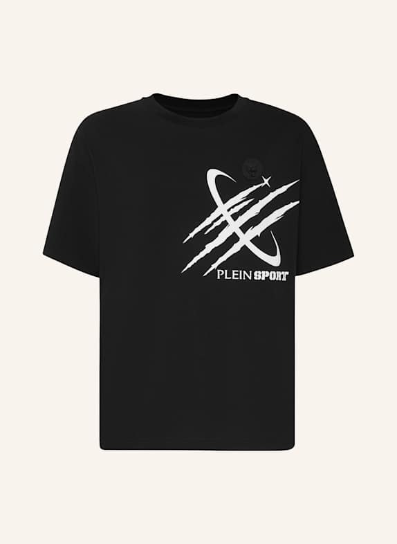 PLEIN SPORT PLEIN SPORT T-Shirt Rundhalsausschnitt Ss SCRATCH SCHWARZ