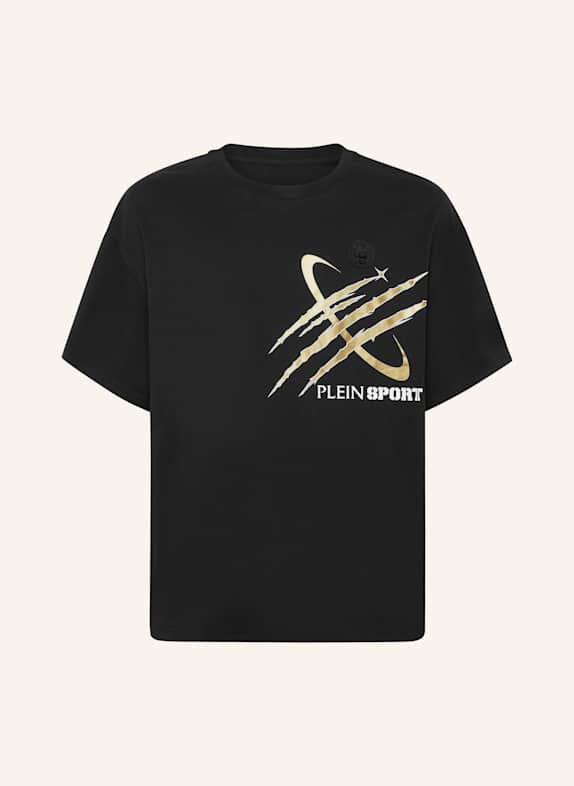 PLEIN SPORT PLEIN SPORT T-Shirt Rundhalsausschnitt Ss SCRATCH SCHWARZ