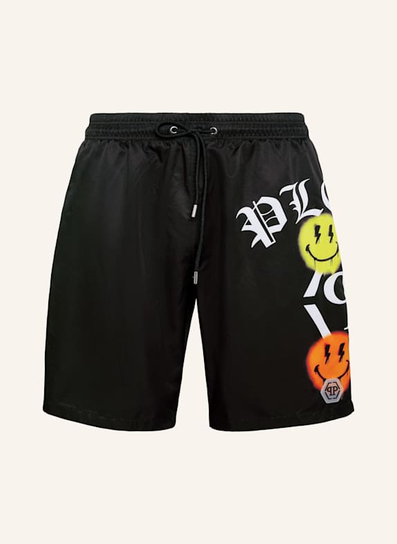 PHILIPP PLEIN Badehose SCHWARZ