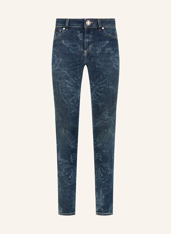 PHILIPP PLEIN PHILIPP PLEIN Jeggings Butterfly Tattoo BLAU