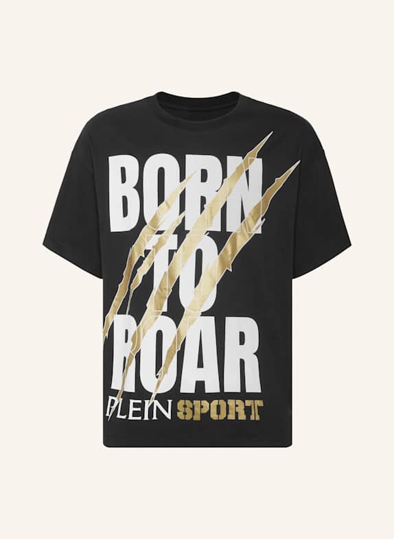 PLEIN SPORT PLEIN SPORT T-Shirt Rundhalsausschnitt Ss SCRATCH SCHWARZ