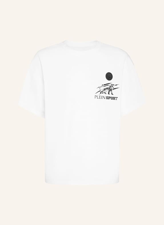 PLEIN SPORT PLEIN SPORT T-Shirt Rundhalsausschnitt Ss TIGER WEISS