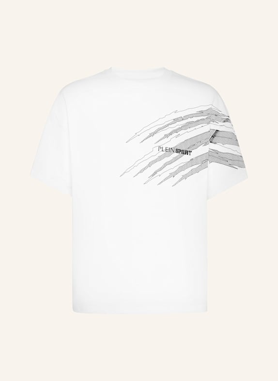 PLEIN SPORT PLEIN SPORT T-Shirt Rundhalsausschnitt Ss SCRATCH WEISS